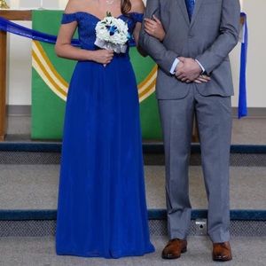 Used Like-New Royal Blue Dress